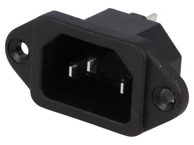 Conector Alimentare AC Tată 10A 250V IEC 60320