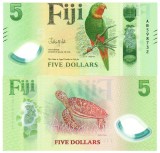 Fiji 5 Dolari 2026 P-125 Polimer UNC