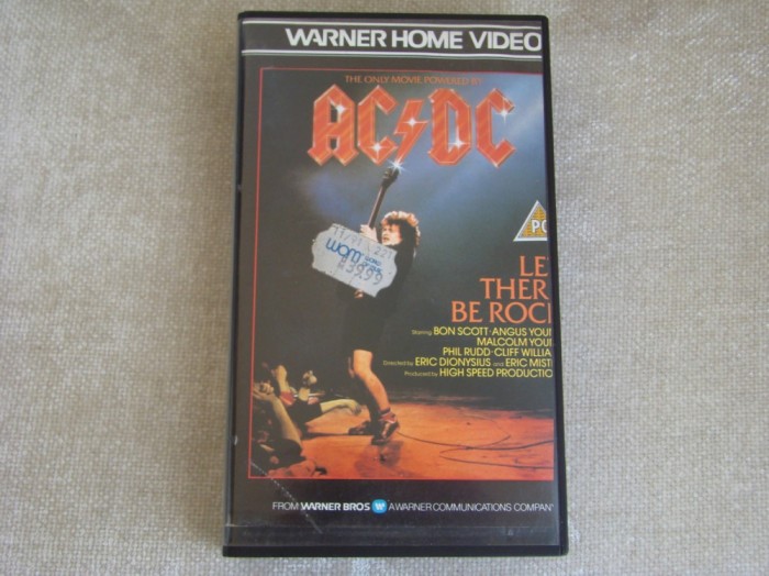 Casete Video Originale - AC DC , DR. FEELGOOD