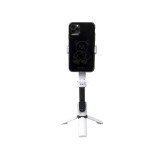 Selfie stick si trepied, telescopic, telecomanda bluetooth, super mini alb Z-TOOLS / ZTS 8250
