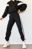 Cumpara ieftin Set Trening Dama Negru cu Bluza si Pantaloni - S(36)