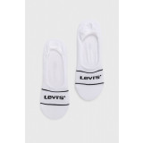 Levi&#039;s șosete (2-pack) bărbați, culoarea alb 37157.0738-white