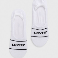 Levi's șosete (2-pack) bărbați, culoarea alb 37157.0738-white