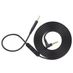 Cablu audio 1,4M cu volume control si microfon incorporat pentru casti Bose QC45 QC35 II QC35 QC25 OE2 OE2i AE2 Soundlink SoundTrue - Negru