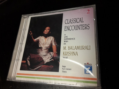 [CDA] Dr. M. Balamurali Krishna - Classical Encounters -sigilat - muzica indiana foto