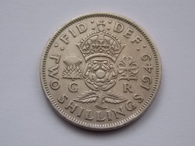 2 SHILLINGS 1949 GBR foto