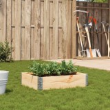 Cumpara ieftin Jardinieră de grădină, 80x60 cm, lemn masiv de pin