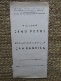 CATALOG EXPOZITIE DINU PETRE /DAN BANCILA