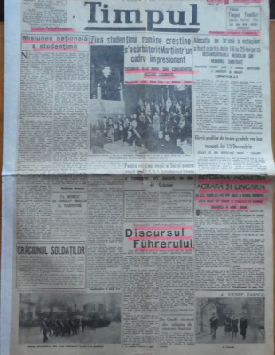 Ziarul Timpul, 13 Decembrie 1940, miscarea legionara foto