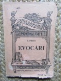 I. Peltz - Evocari (editie veche) CU DEDICATIE SI AUTOGRAF