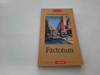 FACTOTUM - CHARLES BUKOWSKI--RF19/2 foto