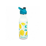 Classic Narrow Lemons - Recipient din otel inoxidabil 532 ml cu capac sport, Klean Kanteen