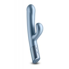 Vibrator Iepuras Royals Countess, 20 Moduri Vibratii, Silicon, USB, Albastru, 24 cm