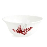 Set 6 Boluri Medii Salata din Opal Alb Crimson 17cm DNC58204