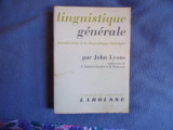 Linguistique generale / John Lyons