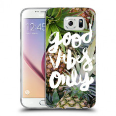 Husa Samsung Galaxy S7 Edge G935 Silicon Gel Tpu Model Good Vibes Only foto