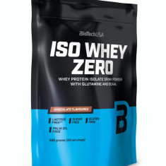 Pudra proteica cu aroma de ciocolata Iso Whey Zero, 500g, BioTechUSA