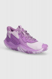 Cumpara ieftin Under Armour pantofi de antrenament JET 23 culoarea violet, 3026634