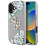 Husa originala Guess iPhone 16 Hardcase 4G Grained Roses Big Logo, mov, GUHCP16SPGROP4MU