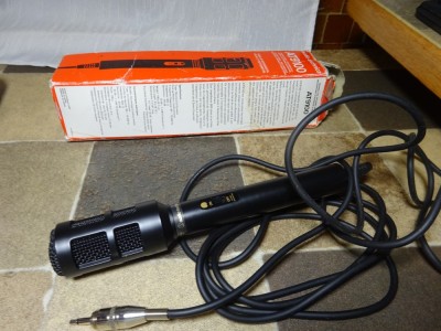 Microfon vintage dinamic Audio-Technica Model AT9100 600 Ohms Unidirectional foto