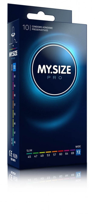 Prezervative My Size Pro Diametru 72 mm (10 Buc.)