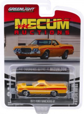 Macheta Greenlight, Mecum Auctions Collector Cars Series 4 - 1972 Ford Ranchero GT (Las Vegas 2018) Solid Pack 1:64 foto