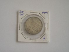 C10 120 - Moneda foarte veche - Romania - 100 lei 1991