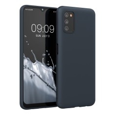 Husa Kwmobile pentru Samsung Galaxy A03s, Silicon, Verde, 56517.186