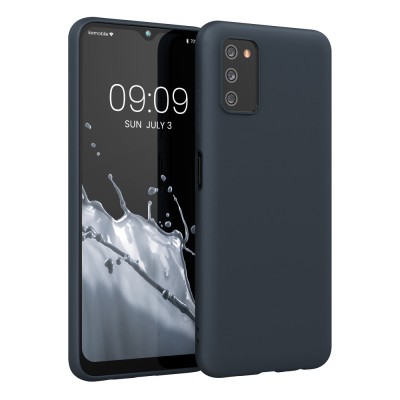 Husa Kwmobile pentru Samsung Galaxy A03s, Silicon, Verde, 56517.186 foto