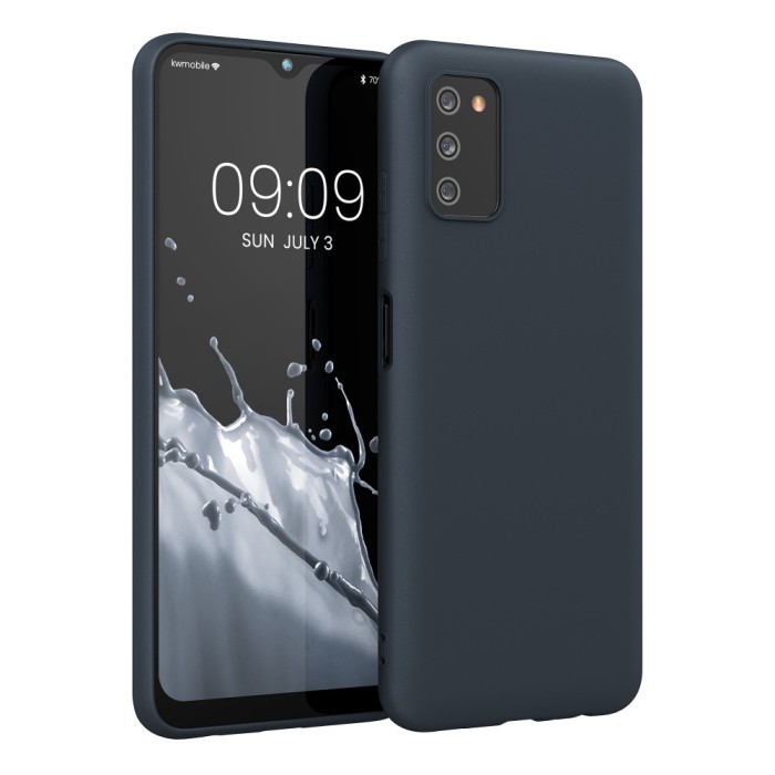 Husa Kwmobile pentru Samsung Galaxy A03s, Silicon, Verde, 56517.186