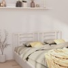 Gossi tablie de pat, alb, 166x4x100 cm, lemn masiv de pin