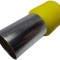 Set 25 pini terminali izolati 70 mm &sup2; galbeni ferule cupru 37.5mm