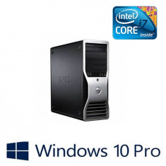 PC gaming refurbished Dell Precision T3500, Quad Core i7-950, ATI Radeon RX 480 Nitro 8GB, Win 10 Pro foto