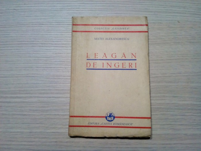 LEAGAN DE INGERI - Matei Alexandrescu - MAC CONSTANTINESCU (desene) -1935, 104p.