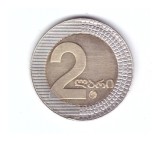 Moneda Georgia 2 lari 2006, stare buna, curata, fine egde lettering