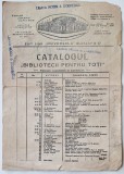 Cumpara ieftin Catalog Biblioteca pentru toți &ndash; Librăria Universală Alcalay, București anii 1930