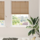 vidaXL Jaluzele și Rulouri pentru Fereastră Maro deschis 120 x 220 cm