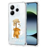 Husa antisoc pentru xiaomi redmi note 14 4g, airbag pro, clear, help others