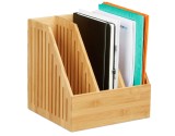 Cumpara ieftin Organizator pentru birou Relaxdays, 3 compartimente, 30 x 28 x 26.5 cm - RESIGILAT