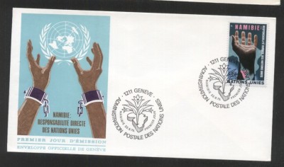 UN Geneva 1975 Namibia Mi.52 FDC UN.113 foto