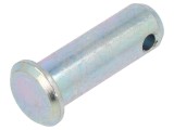 Bulon Oțel BOSSARD cu Cap Rotund și Orificiu, 12x35mm, DIN 1434, BN 483, Clasa Toleranta h11