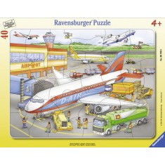 Puzzle tip rama mic aeroport 40 piese