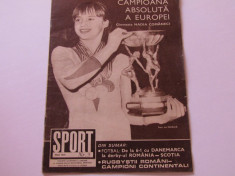 Revista SPORT-nr.5/05.1975(Nadia Comaneci, Romania) foto