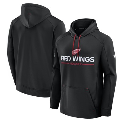Detroit Red Wings hanorac de bărbați cu glugă Authentic Pro Rink Poly Fleece POH - XL foto