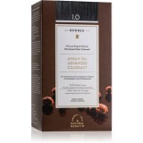 Korres Argan Oil Culoare permanenta pentru par cu ulei de argan culoare 1.0 Black 50 ml