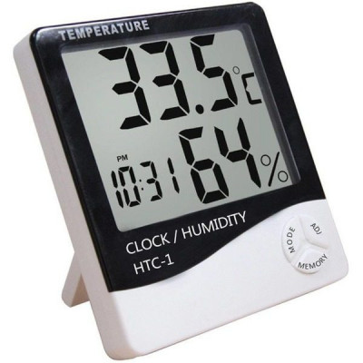Termometru cu afisarea temperaturii si a umiditatii HTC-1 foto