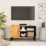 Dulap TV, 80x33x46 cm, lemn masiv de acacia&amp;lemn prelucrat GartenMobel Dekor, vidaXL