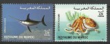 MAROC 2004 FAUNA MARINA PESTI, Nestampilat