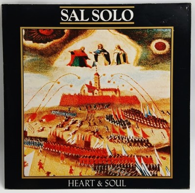 Sal Solo - Heart &amp;amp; Soul NM / VG+ vinil Lp disc muzica rock new wave MCA Germania 1985 foto