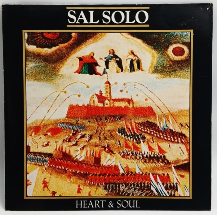 Sal Solo - Heart &amp; Soul NM / VG+ vinil Lp disc muzica rock new wave MCA Germania 1985